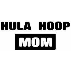 hula hoop mom bumper sticker