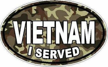 I Served Vietnam FILLS Camo Brown