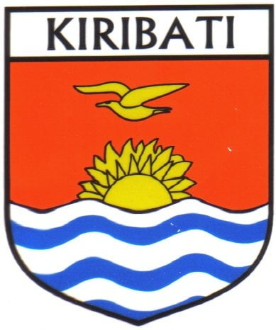 Kiribati Flag Crest Decal Sticker