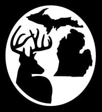 Michigan Whitetail Deer Hunting Window Decal