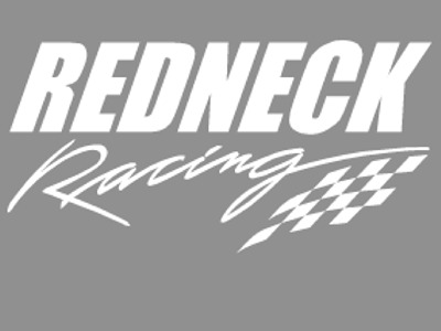 redneck racing decal