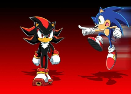 Sonic and shadow the hedgehog