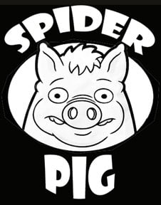 SPIDER PIG Decal Sticker
