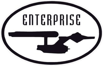 Star Trek Enterprise Oval