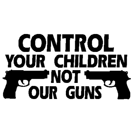 Gun Control Decal