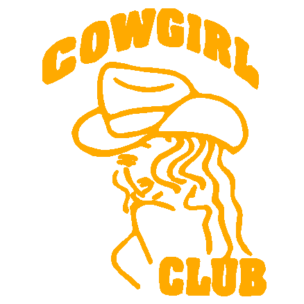 Cowgirl Club Decal