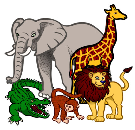 African-animals sticker