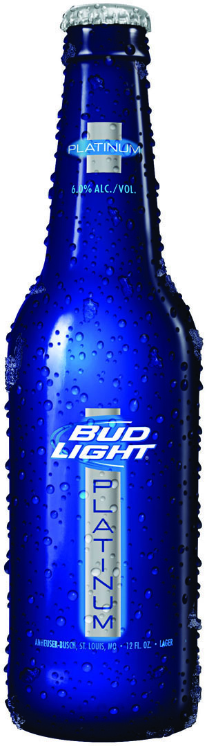 Bud Light Platinum Bottle Sticker
