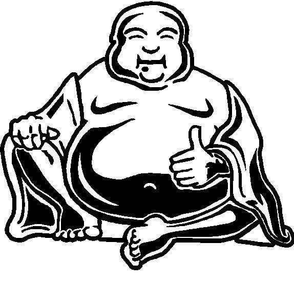 Buddha Religious Sticker