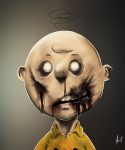Charlie Brown ZOMBIE Color Decal