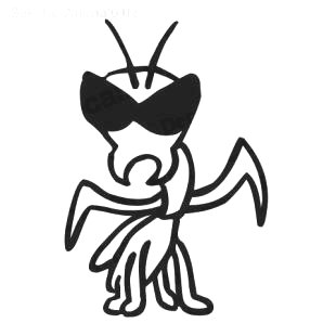 Cool Alien Bug Decal