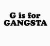 Gangsta Decal
