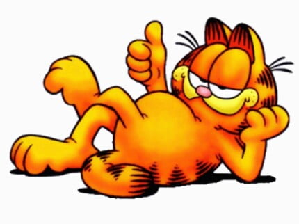 Garfield Color Sticker - 4