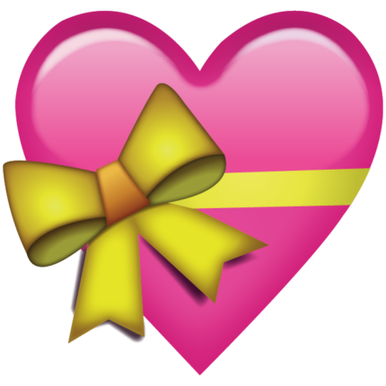HEART Pink_Heart_With_Ribbon_Emoji