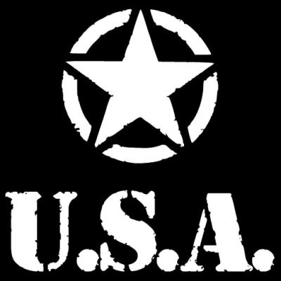 Invasion Star USA Die Cut Decal