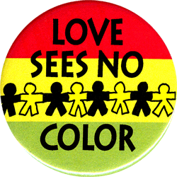 Love Sees No Color Sticker