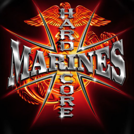 marines hard core cross eagle and globe