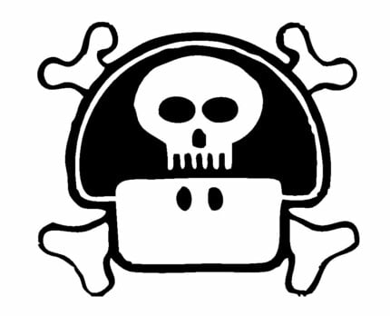 Mario Skull Band Vinyl Decal Stickers