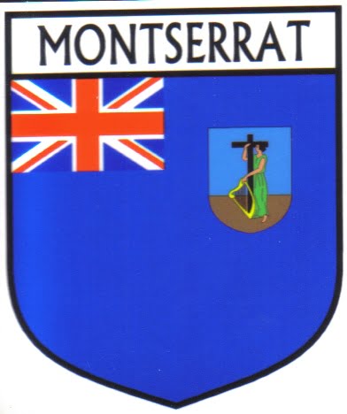 Montserrat Flag Crest Decal Sticker