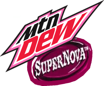 Mountain Dew SUPER NOVA LOGO sticker