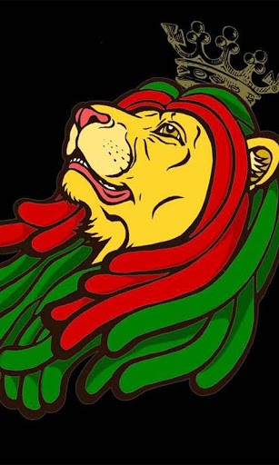 rasta reggae lion sticker1