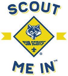 Scouting Scout Me In Color cub logo sticker