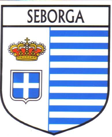 Seborga Flag Crest Decal Sticker