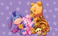 winni pooh gang color vinyl cartoon sticker HONEY POT