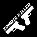 zombie killer die cut car decal