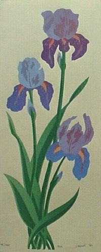 7x17 Iris Flower 1