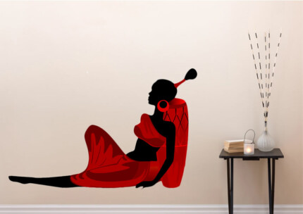 1 African People Wall Sticker 15