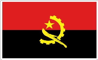 Angola Flag Decal
