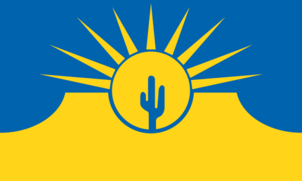 Arizona Mesa City Flag Decal