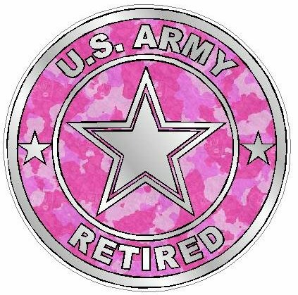 ARMY RETIRED camo pink