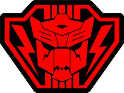 autobot dinobot transformers color sticker