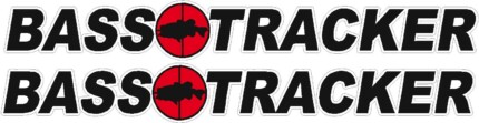 Bass Tracker Logo Stickers PAIR