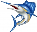 blue-marlin-fish-cartoon-FISH STICKER