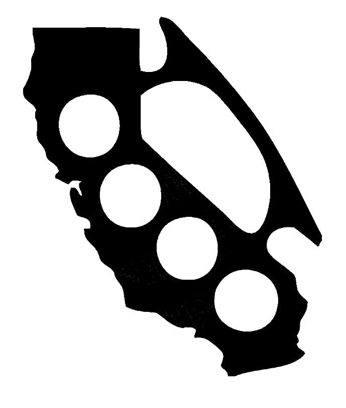 Cali Brass Knuckles Band Vinyl Decal Stickers