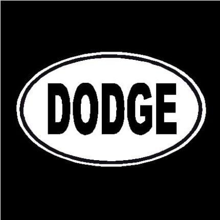 Dodge Oval Decal