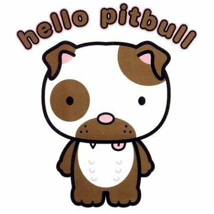Hello Pitbull Sticker
