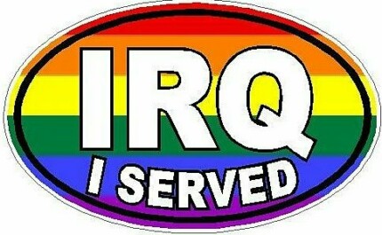 I Served IRQ FILLS Flag Pride