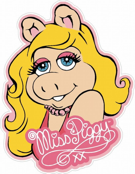 Miss Piggy Color Decal - Pro Sport Stickers