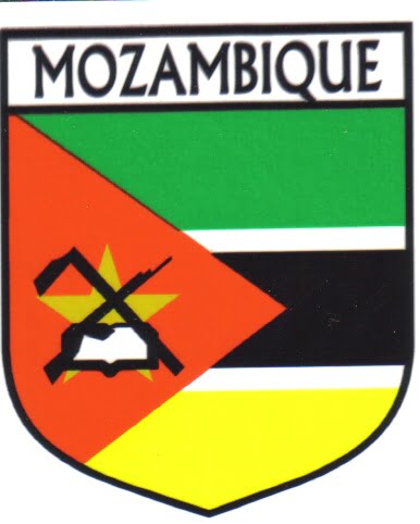 Mozambique Flag Crest Decal Sticker