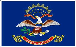 North Dakota State Flag Decal