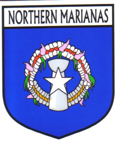 Northern Marianas Flag Crest Decal Sticker