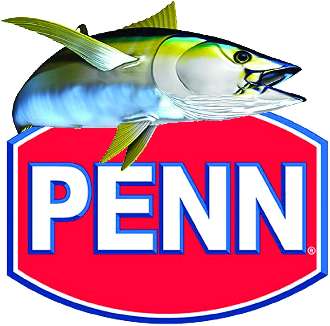 PENN FISHING STICKER DECAL USA TUNA FISH LABEL DECAL LURE REEL TACKLE BOX  USA