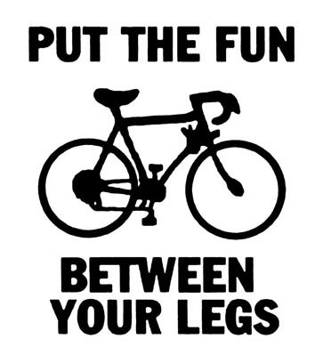 Put The Fun Between Your Legs Funny Sticker