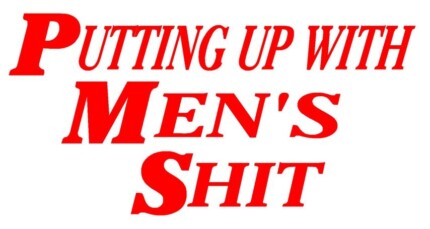 Putting Up With Mens Shit Vinyl Car Decal
