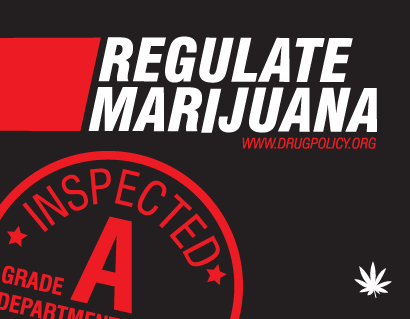 regulate marijuana sticker