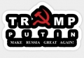 TRUMP Make RUSSIA Great Again Sticker